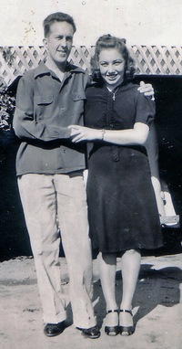 Jr. Stefanson and Dolly Rice on their engagement day