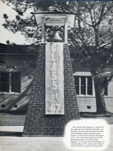 The bell tower in 1967