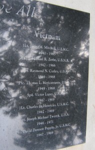 Vietnam War Names