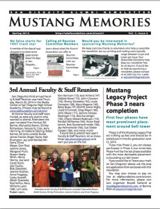 Mustang Memories newsletter