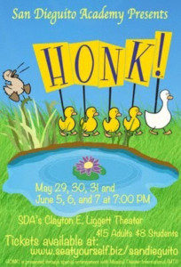 Honk! The Musical flyer