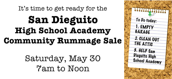 It's time to get ready for the rummage sale