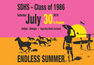 SDHS Class of 1986 July 30