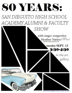 SDHSA Academy Alumni & Faculty Show poster
