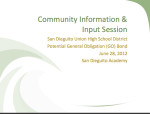 Thumbnail of Community Information and Input Sessions document
