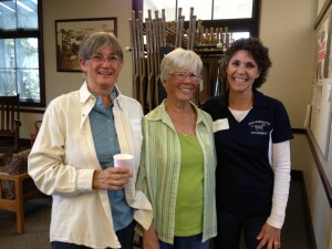 Judy Muhlethaler, Kay Moody, and Bridget Sabin
