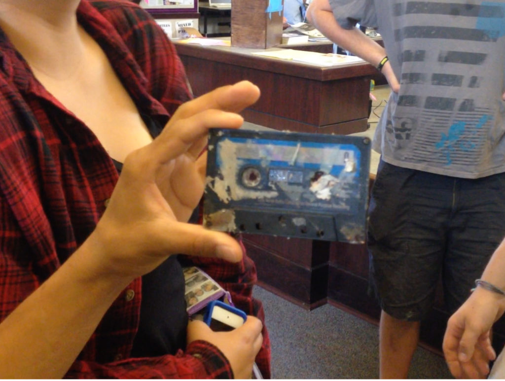 A water-logged cassette