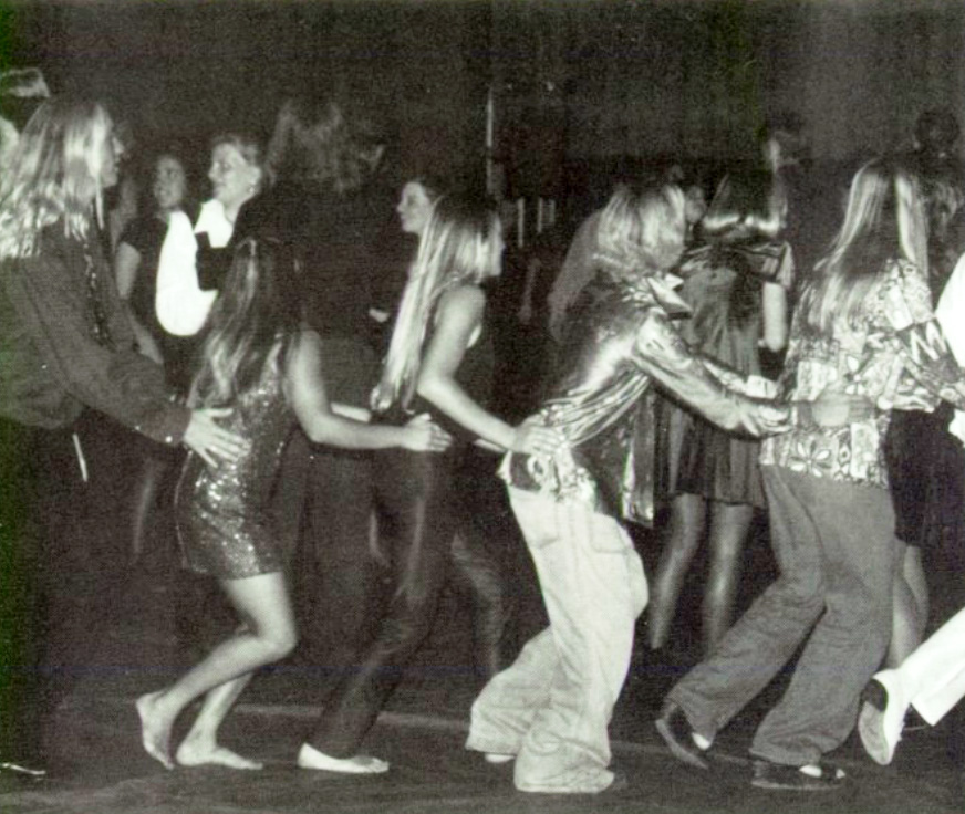 Conga line from 1988 Dance