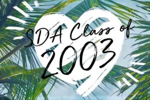 SDA Class of 2003 written over heart graphic
